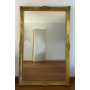 Grand miroir doré