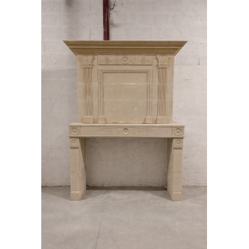 Chemin&eacute;e &agrave; trumeau Directoire