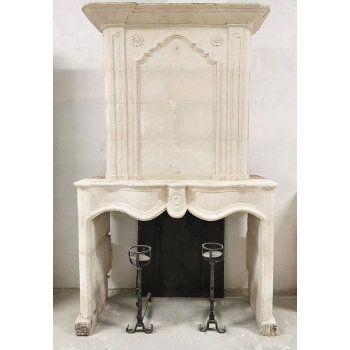 Chemin&eacute;e &agrave; trumeau R&eacute;gence