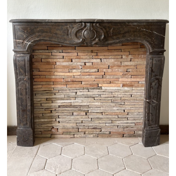 Louis XV marble fireplace