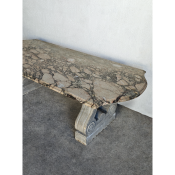 Grande table en marbre
