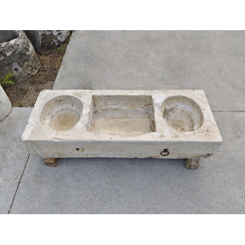 Bac en pierre double