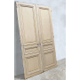 Double wooden solid door