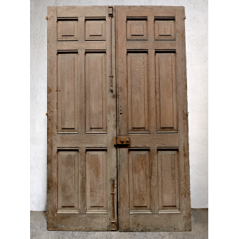 Lot de portes en ch&ecirc;ne 