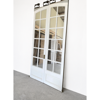 Double porte avec miroirs Charles X