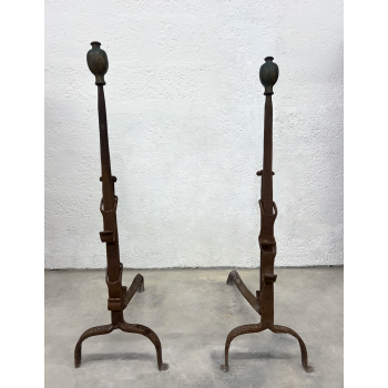 Pair of andirons