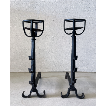 Pair of andirons