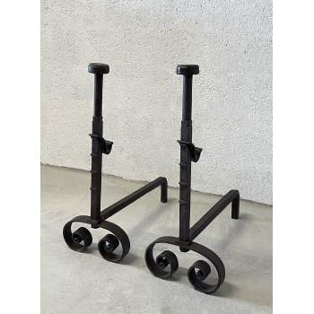 Pair of andirons