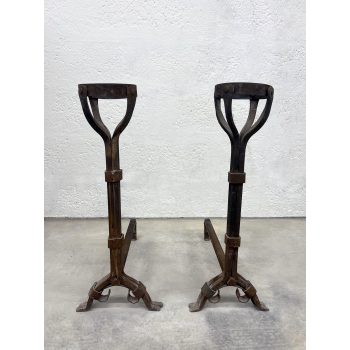 Pair of andirons