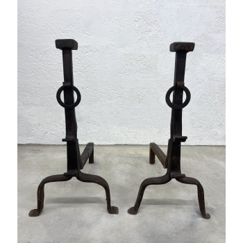 Pair of andirons