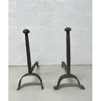 Pair of andirons