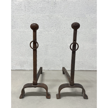 Pair of andirons