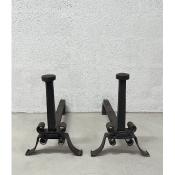 Pair of andirons
