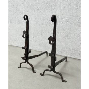 Pair of andirons