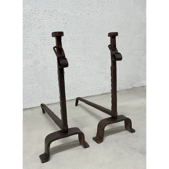 Pair of andirons