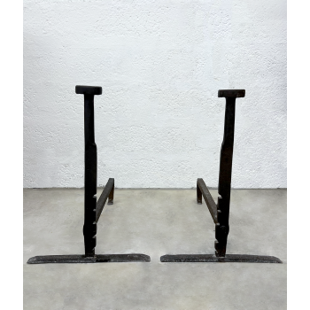 Pair of andirons