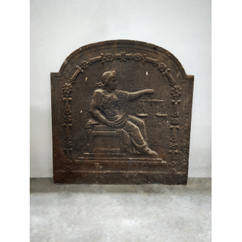 Plaque en fonte Justice
