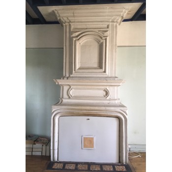 Double corniches Louis XIV fireplace