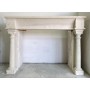 Low column fireplace