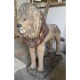 Statue lion en ciment