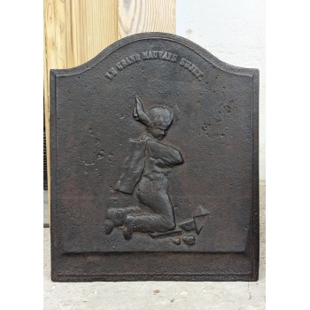 Plaque de fonte 