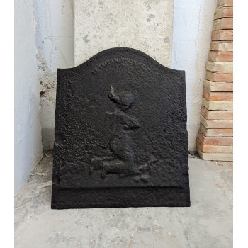 Plaque de fonte 