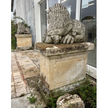 Paire de socles de jardin