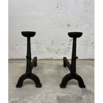 Paire de chenêts