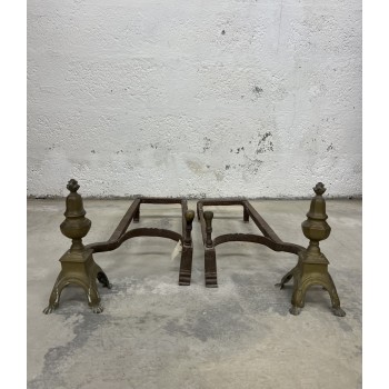 Paire de chenêts