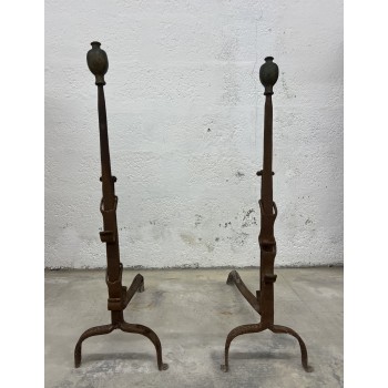 Paire de chenêts