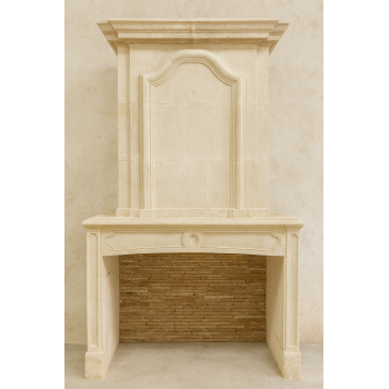 Cheminée à trumeau