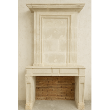 Cheminée à trumeau