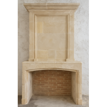 Cheminée à trumeau Louis XIV