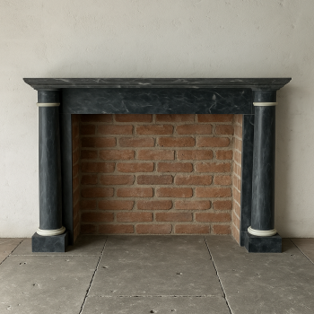Cheminée en marbre Art déco