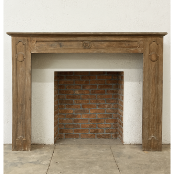 Cheminée en chêne Louis XIV