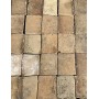 Pavés anciens en terre cuite 17 X 21