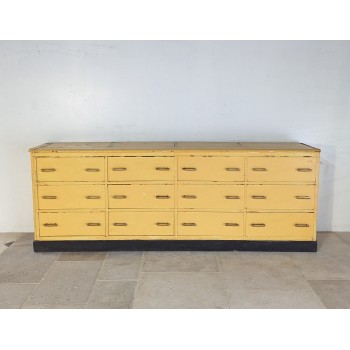 Comptoir année 70 jaune
